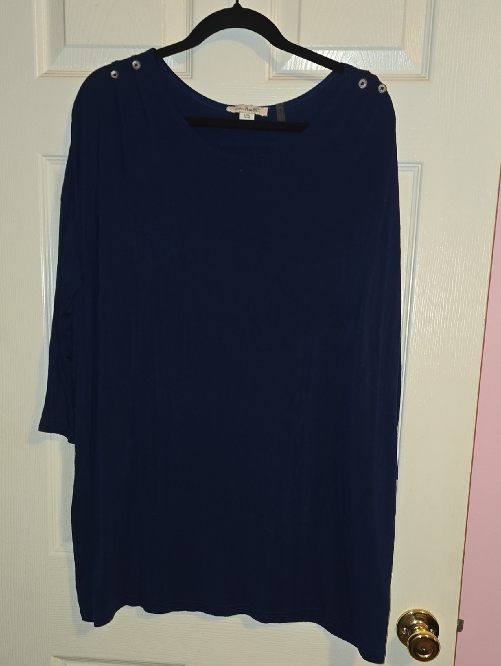 Simply Noelle Royal Blue‎ Knit Top